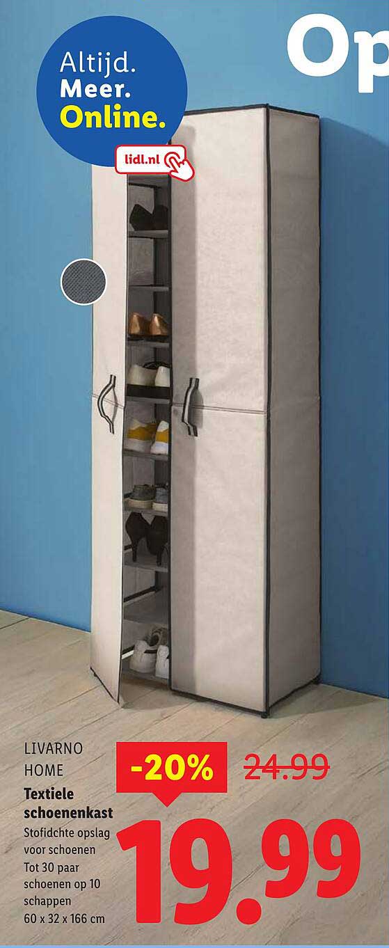 LIVARNO HOME Textiele schoenenkast