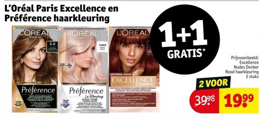 L'Oréal Paris Excellence en Préférence haarkleuring
