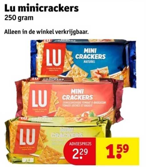 Lu mini crackers