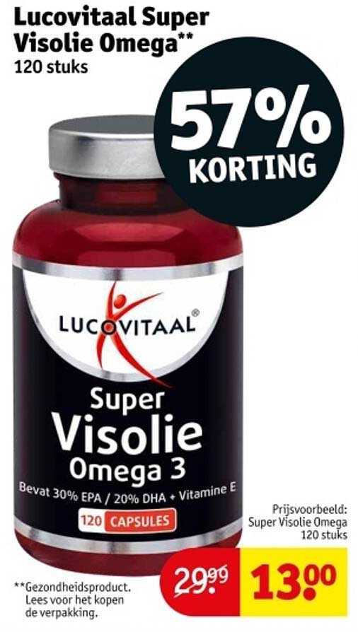 Lucovitaal Super Visolie Omega 120 capsules