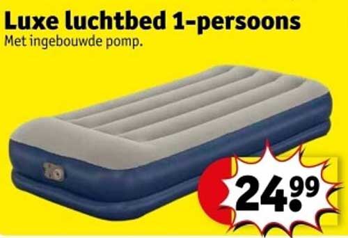 Luxe luchtbed 1-persoons