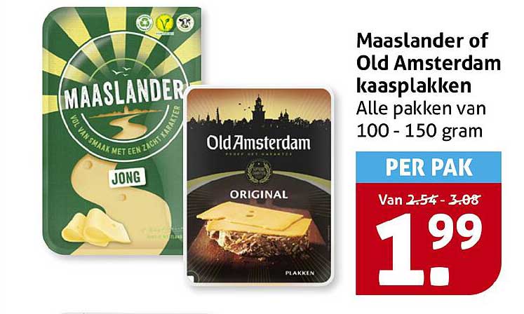 Maaslander of Old Amsterdam kaasplakken