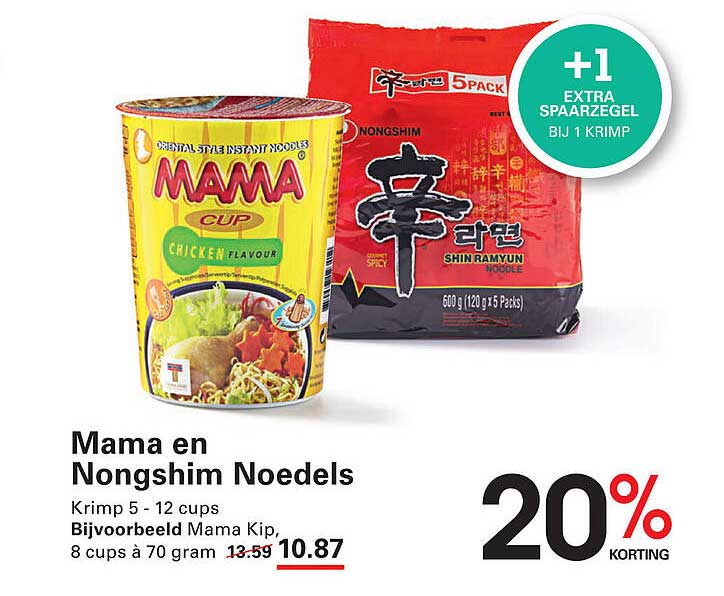 Mama en Nongshim Noedels