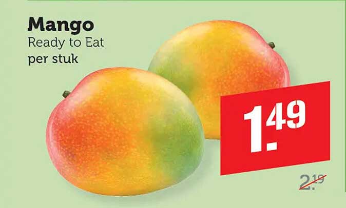 Mango Ready to Eat per stuk