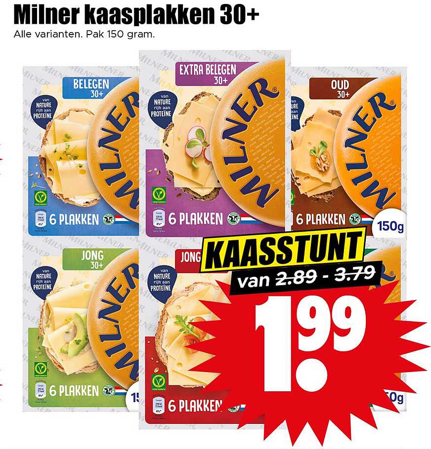 Milner kaasplakken 30+