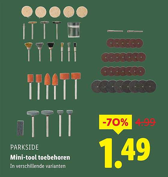 Mini-tool toebehoren