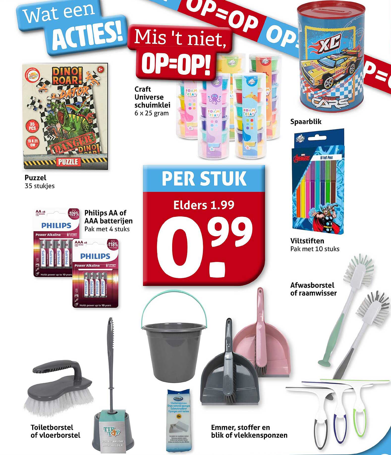 Mis 't niet, OP=OP!