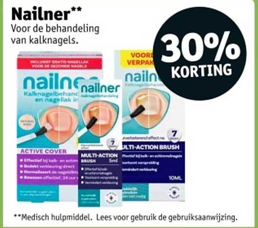 Nailner** Voor de behandeling van kalknagels.
