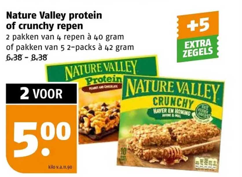 Nature Valley protein of crunchy repen