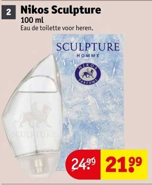 Nikos Sculpture 100 ml - Eau de toilette voor heren.