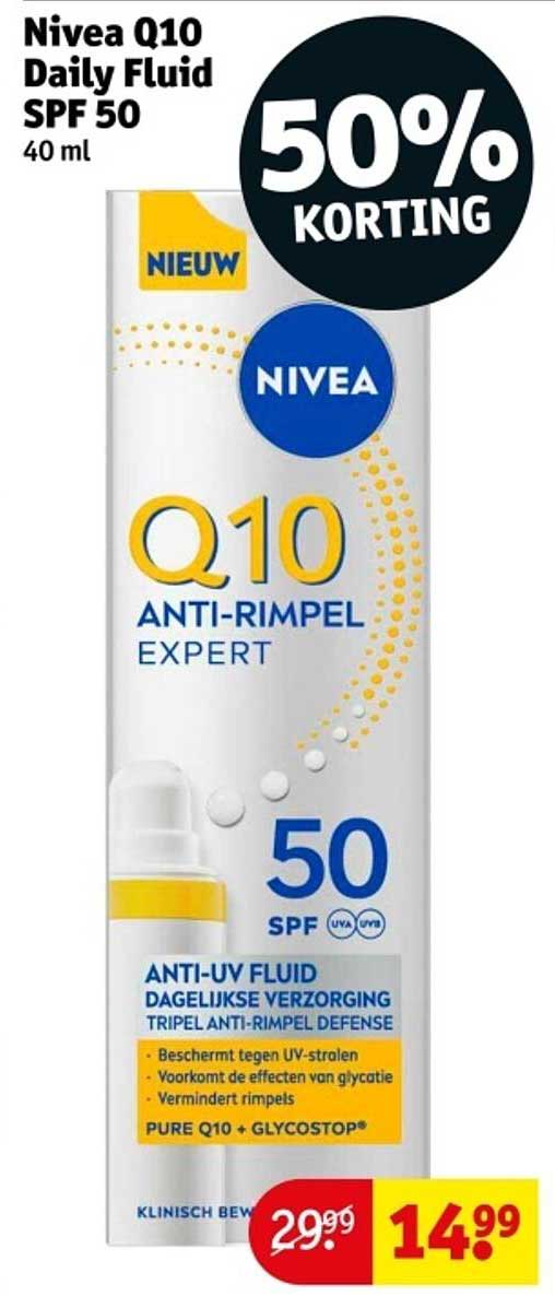 Nivea Q10 Daily Fluid SPF 50 40 ml