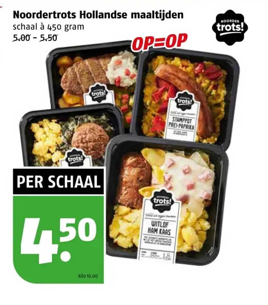 Noordertrots Hollandse maaltijden schaal à 450 gram