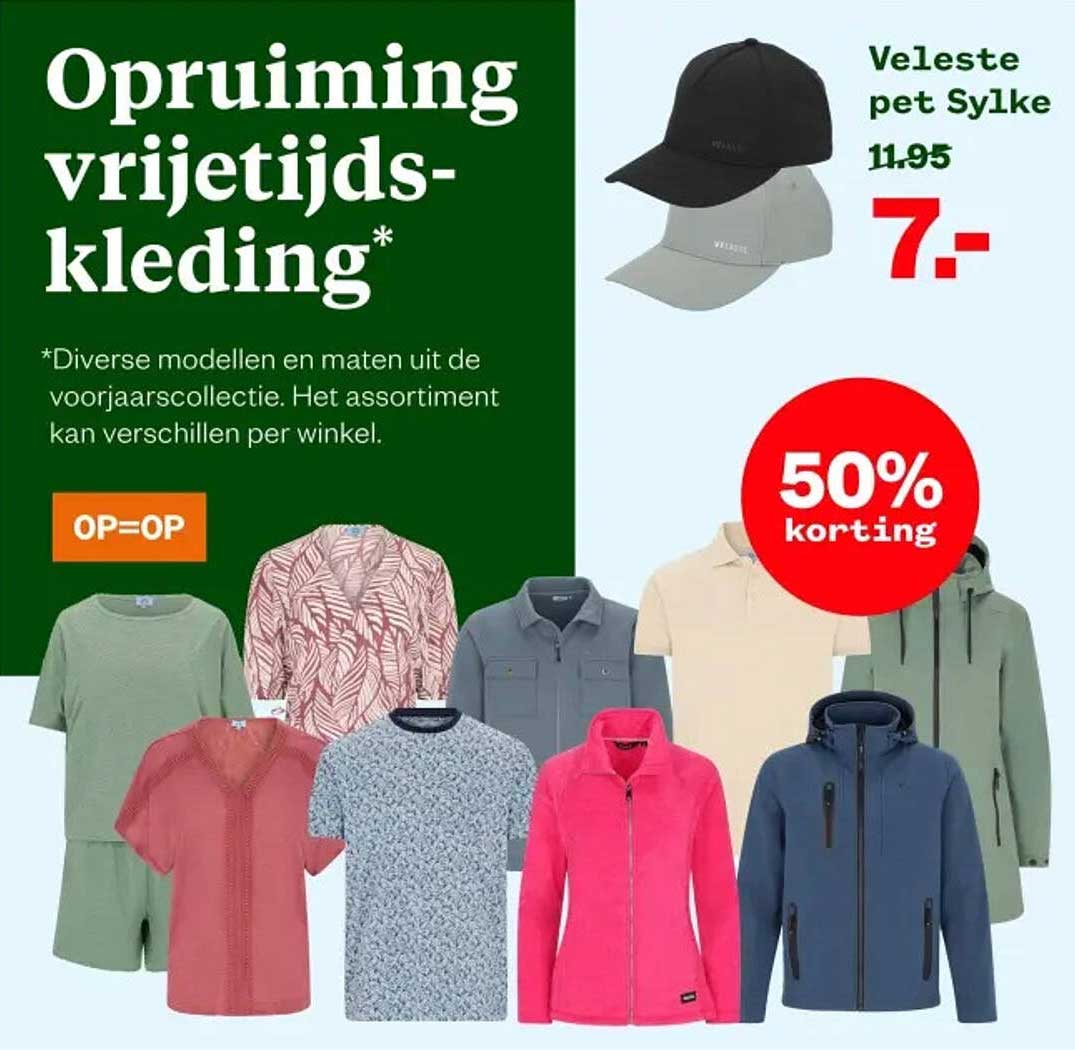 Opruiming vrijetijdskleding*