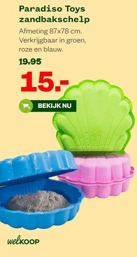 Paradiso Toys zandbakschelp
