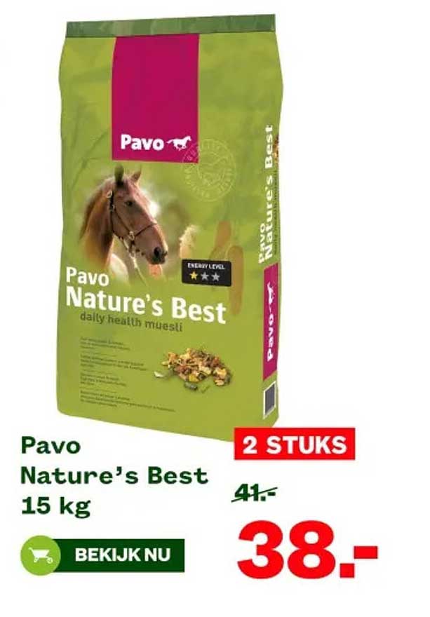 Pavo Nature's Best 15 kg