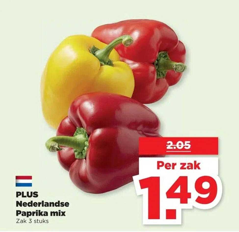 PLUS Nederlandse Paprika mix