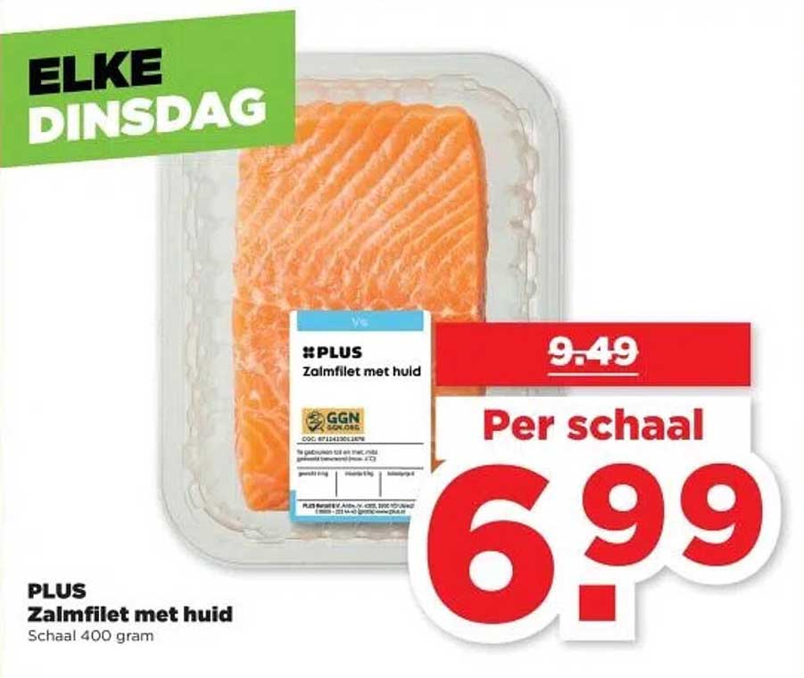 PLUS Zalmfilet met huid