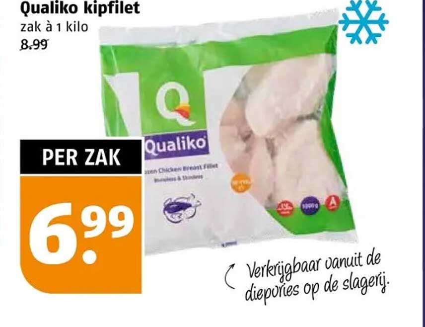 Qualiko kipfilet zak à 1 kilo