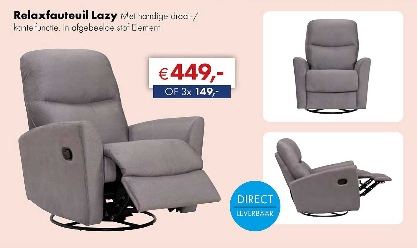 Relaxfauteuil Lazy