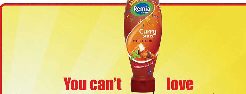 Remia Curry saus pittig gekruid