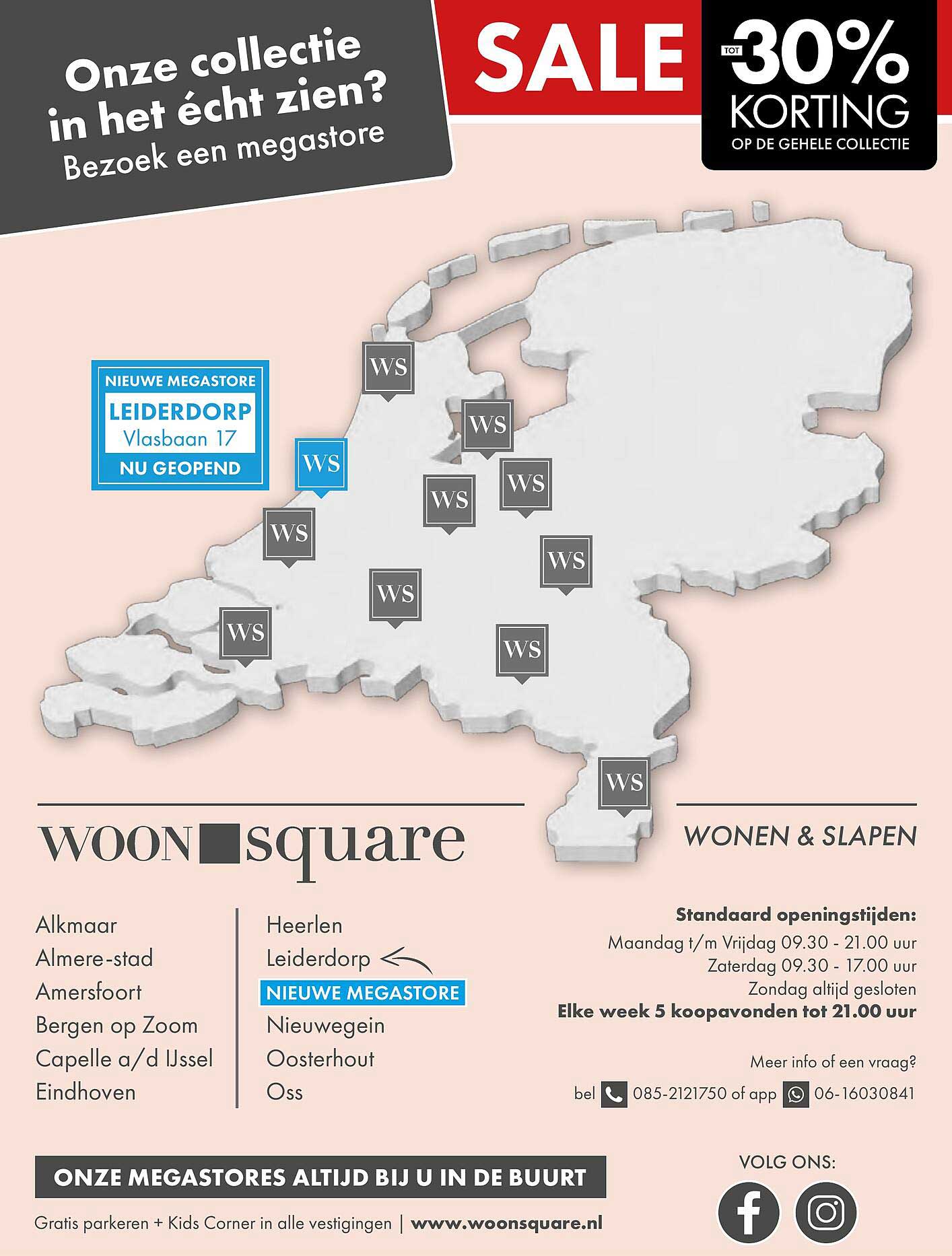 SALE tot 30% KORTING op de gehele collectie