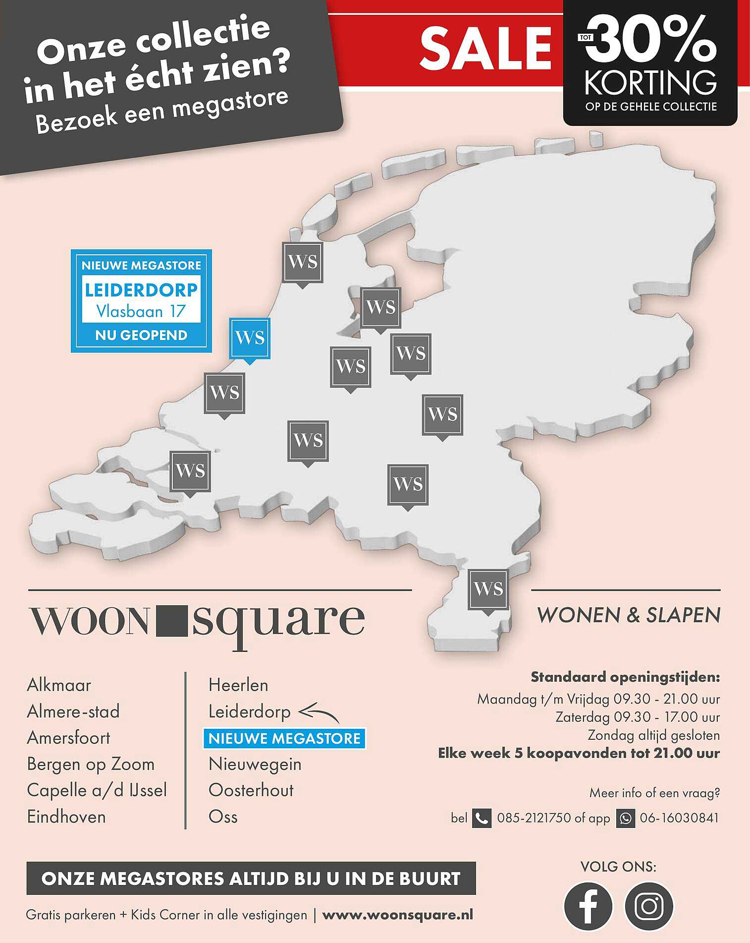 SALE tot 30% KORTING op de gehele collectie