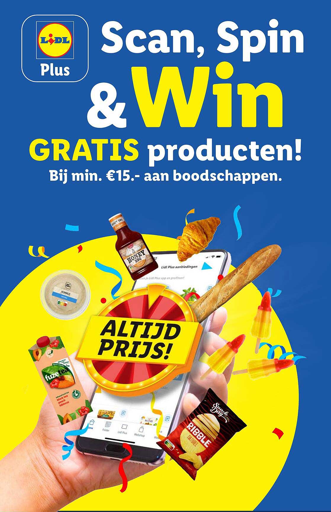 Scan, Spin & Win GRATIS producten!