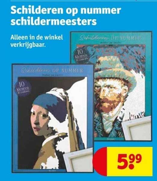 Schilderen op nummer schildemeesters