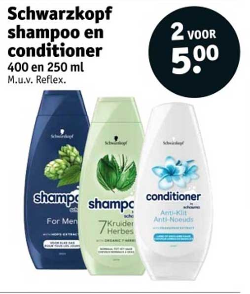 Schwarzkopf shampoo en conditioner