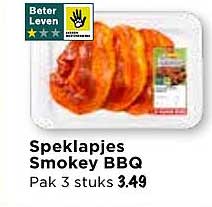 Speklapjes Smokey BBQ