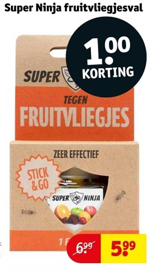 Super Ninja fruitvliegjesval