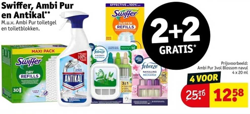 Swiffer, Ambi Pur en Antikal**