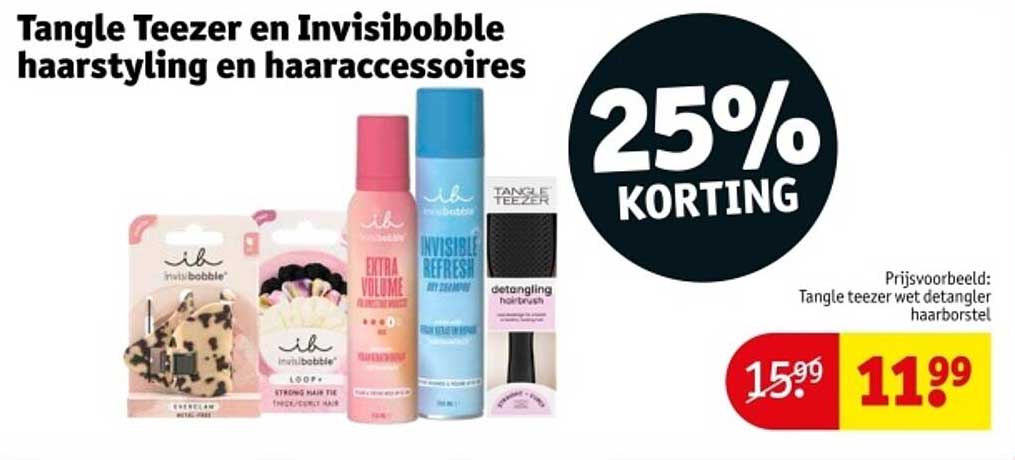 Tangle Teezer en Invisibobble haarstyling en haaraccessoires
