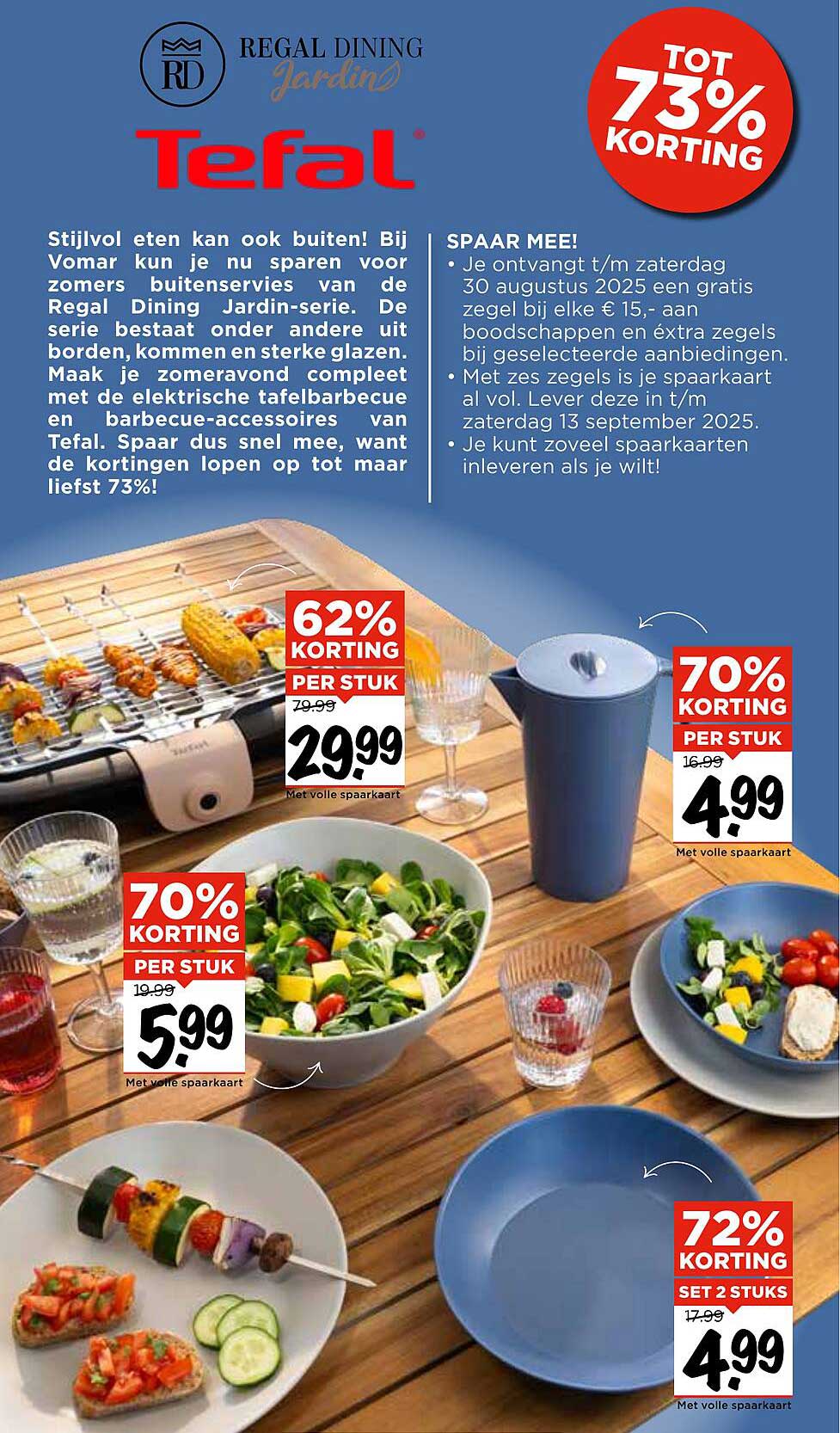 Tefal Regal Dining Jardin-serie met kortingen tot 73%