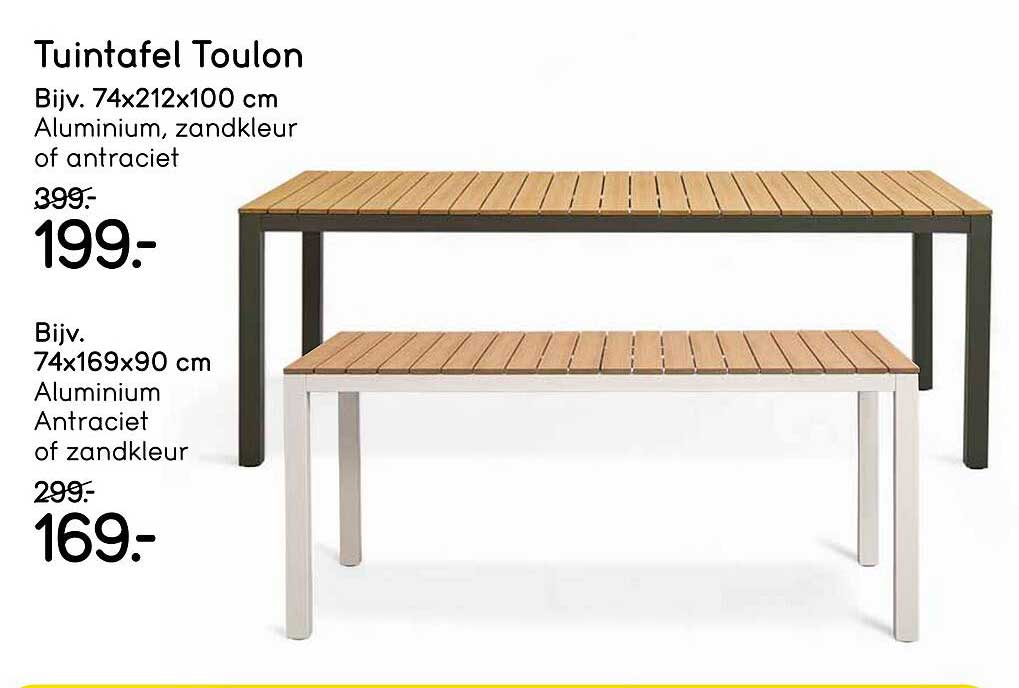 Tuintafel Toulon