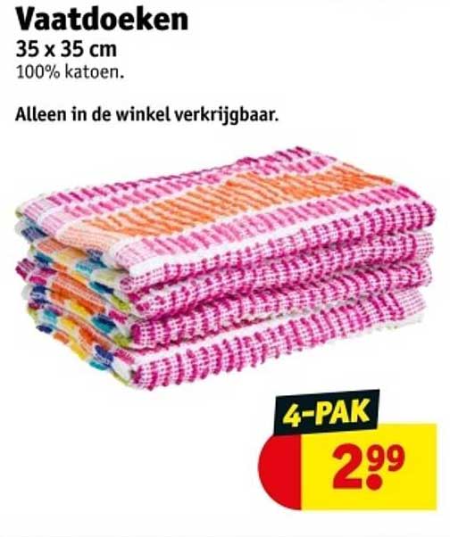 Vaatdoeken 4-PAK