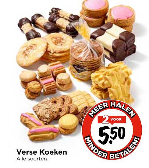 Verse Koeken - Alle soorten
