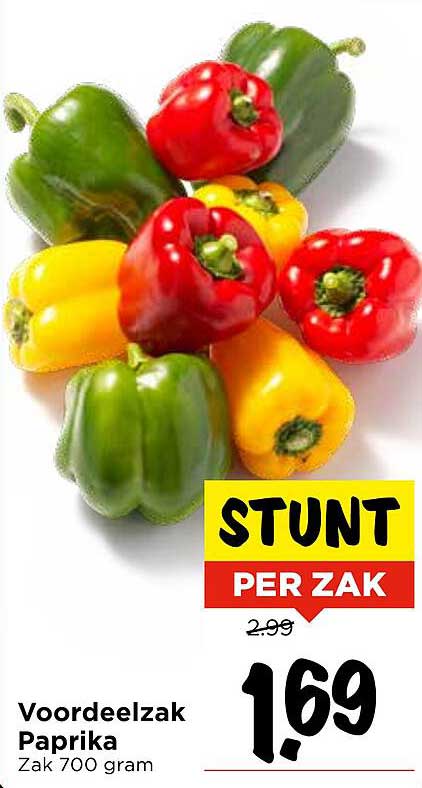 Voordeelzak Paprika