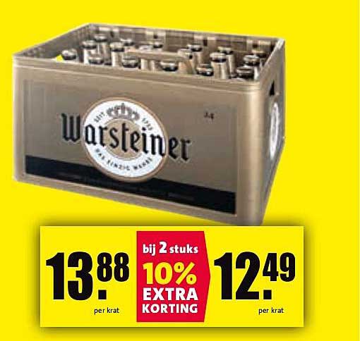 Warsteiner Bier Krat