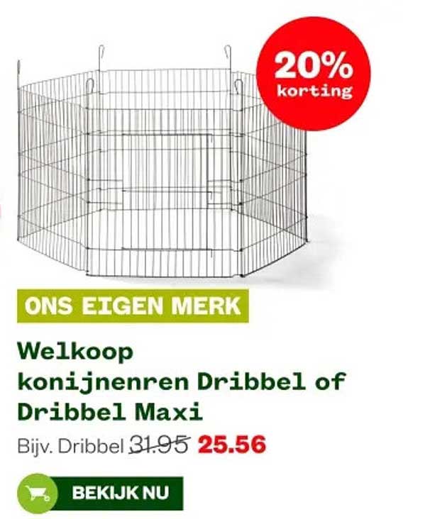 Welkoop konijnenren Dribbel of Dribbel Maxi