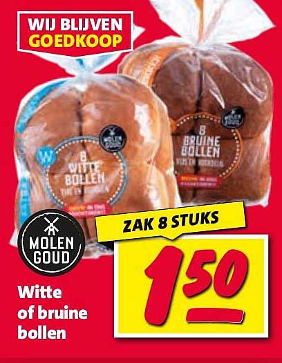Witte of bruine bollen
