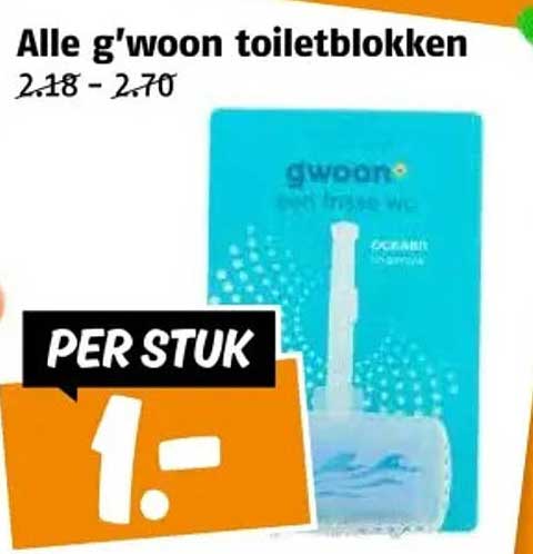 Alle g'woon toiletblokken