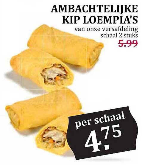 AMBACHTELIJKE KIP LOEMPIA'S