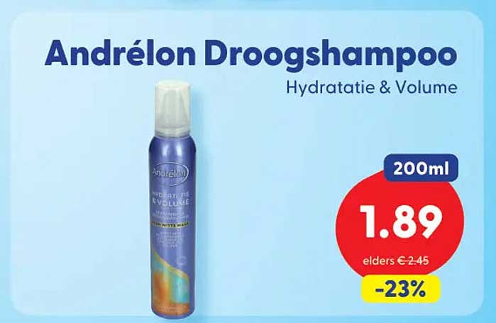 Andrélon Droogshampoo Hydratatie & Volume 200ml