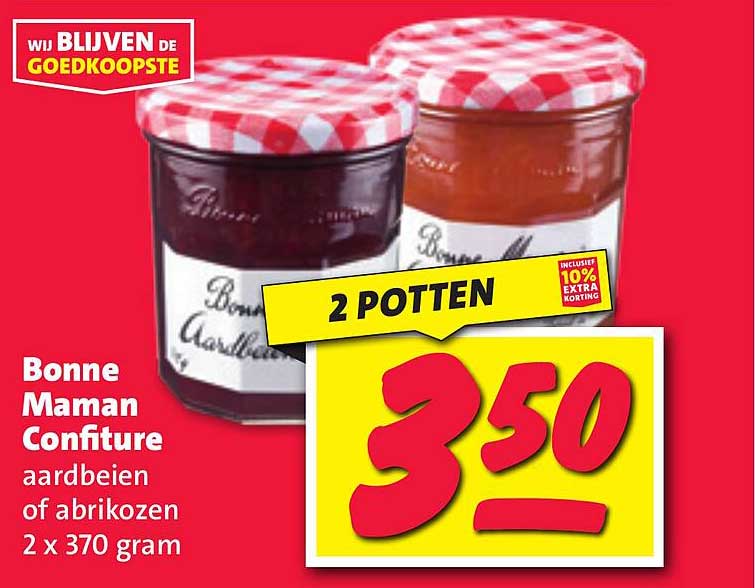 Bonne Maman Confiture 2 potten