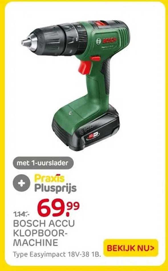BOSCH ACCU KLOPBOORMACHINE
