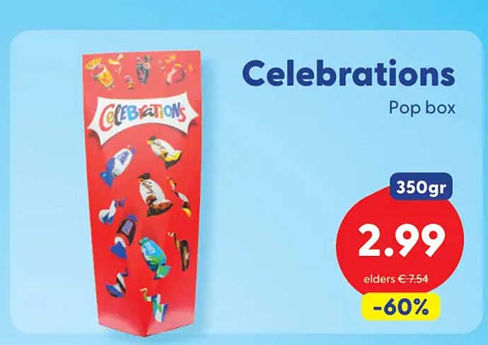 Celebrations Pop box