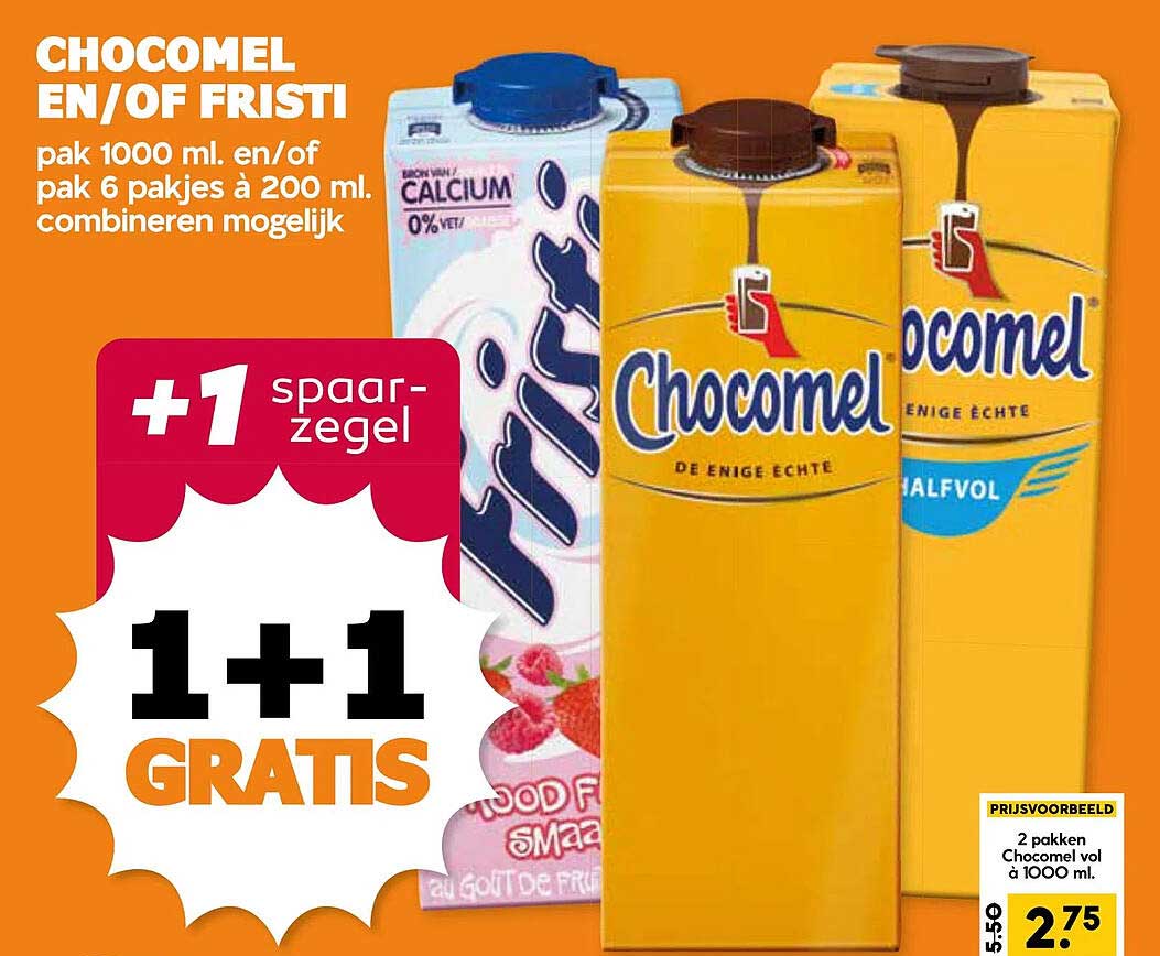 Chocomel en/of Fristi