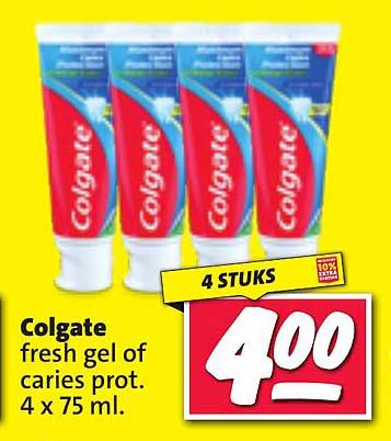 Colgate fresh gel of caries prot. 4 x 75 ml.