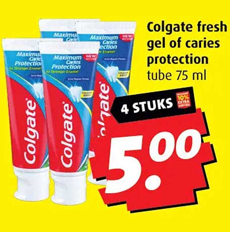 Colgate fresh gel of caries protection tube 75 ml